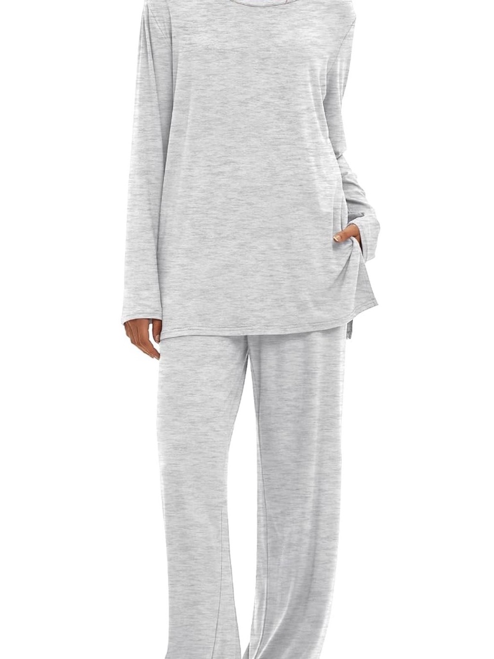 Darong 2 Piece Heather Gray Lounge Set